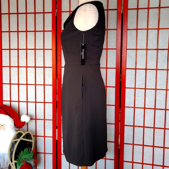 #5 TAHARI ASL Stylish Black Zip Up Dress. Size: 2 - Picture 3 of 6